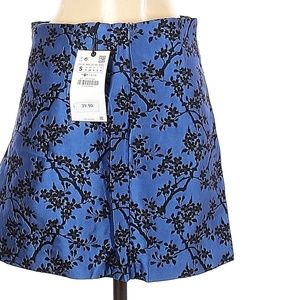 Zara blue skirt